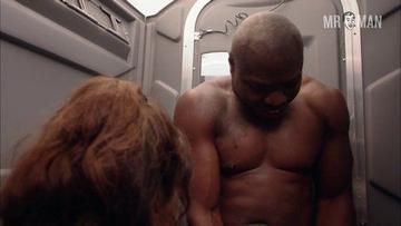 Page Kennedy in Blue Mountain State (2010-2011) Sexy Shirtless Straight Bathing Suit Bulge 14845