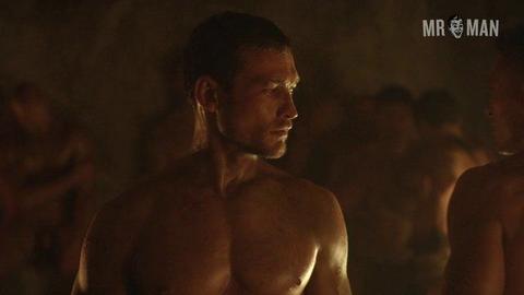 Manu Bennett Naked as Crixus. Balls, Butt, Penis, Shirtless, bulge, sexy. 14937