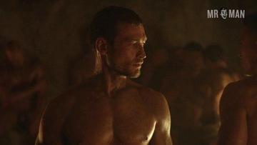 Manu Bennett in Spartacus (2010-2013) Balls Butt Penis Shirtless Balls Bulge 14937