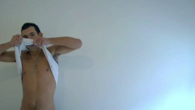 Peter Pittaros Naked as Greek Pete. Shirtless, Penis, Underwear, bulge, butt. 25449