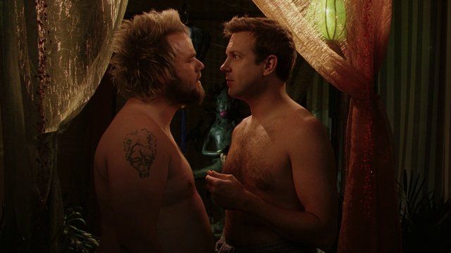 Tyler Labine, Jason Sudeikis in A Good Old Fashioned Orgy (2011)