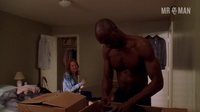 Hottest Lance Reddick Scene in The Wire. Shirtless, butt, sexy. 9752