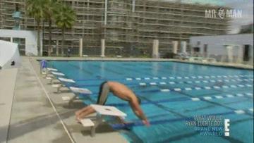 Hottest Ryan Lochte Scene in What Would Ryan Lochte Do?. Bathing Suit, Bulge, Sexy, Shirtless, underwear. 2720