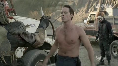 Sexiest Scenes of Mayor Niles Pottinger from Defiance. Sexy, Shirtless, Underwear. 5969