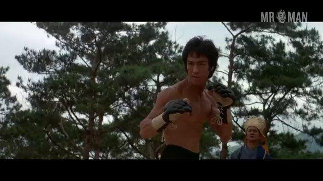 Bruce Lee, Sammo Kam-Bo Hung in Enter the Dragon (1972) Shirtless Underwear Bulge Sexy 1107