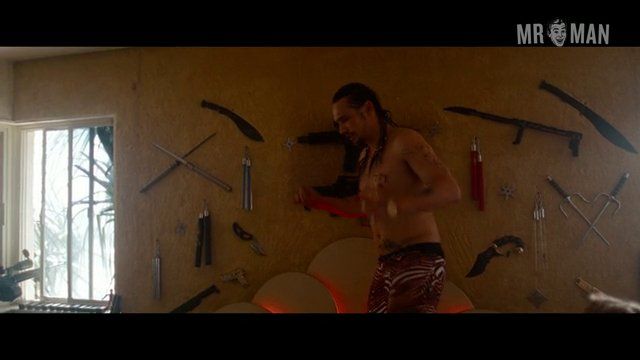 Sexiest Scenes of Alien from Spring Breakers. Sexy, Shirtless, butt, straight. 1697