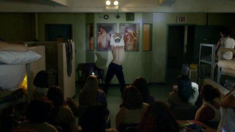 Evan Hall Naked in Orange Is the New Black. Butt, Sexy, Shirtless, Underwear. 20143
