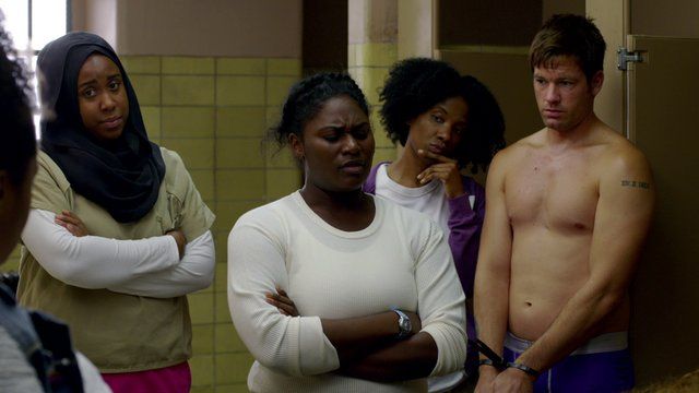 Sexiest Scenes of Josh from Orange Is the New Black. Shirtless, Underwear. 20147
