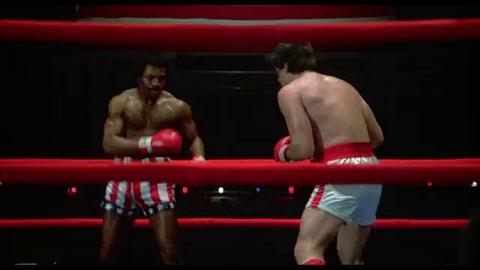 Sexiest Sylvester Stallone Scene in Rocky. Shirtless. 1987