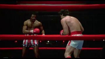 Sylvester Stallone, Carl Weathers in Rocky (1976) Shirtless Shirtless 1987