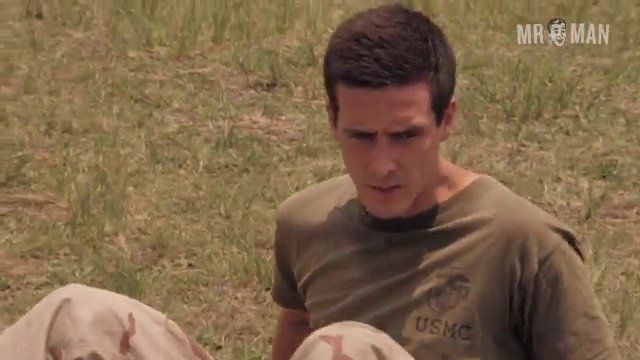 Hottest Rudy Reyes Scene in Generation Kill. Sexy, Shirtless, butt, underwear. 8426