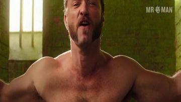 Jude Law in Dom Hemingway (2014) Gay Shirtless Butt Gay 4757