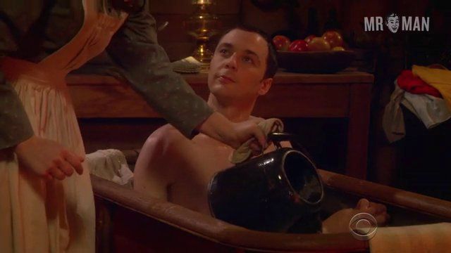 Hottest Jim Parsons Scene in The Big Bang Theory. Sexy, Shirtless, bulge, underwear. 8240