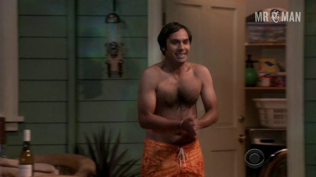 Sexiest Raj Koothrappali Scenes. Shirtless, Bathing Suit, sexy. 16624
