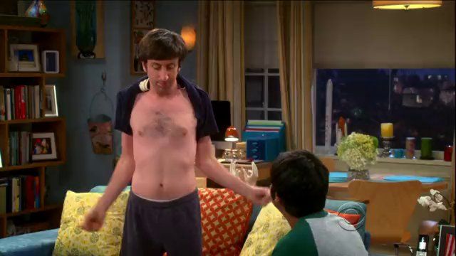 Sexiest Simon Helberg Scene in The Big Bang Theory. Sexy, Shirtless, bathing suit, bulge. 2833