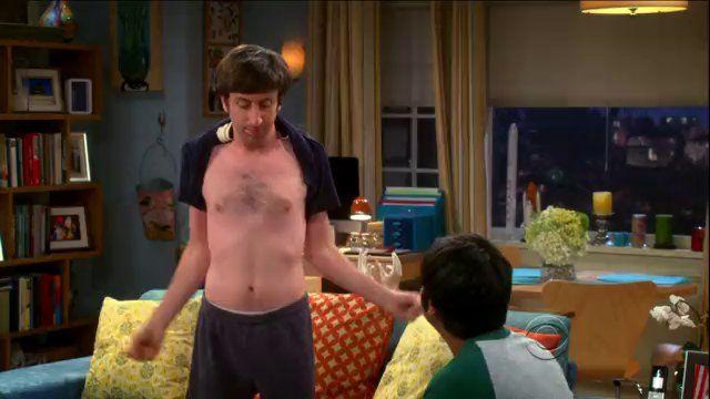 Sexiest Simon Helberg Scene in The Big Bang Theory. Sexy, Shirtless, bathing suit, bulge. 2833