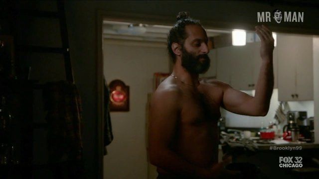 Hottest Jason Mantzoukas Scene in Brooklyn Nine-Nine. Bulge, Shirtless, Underwear, Sexy. 13106