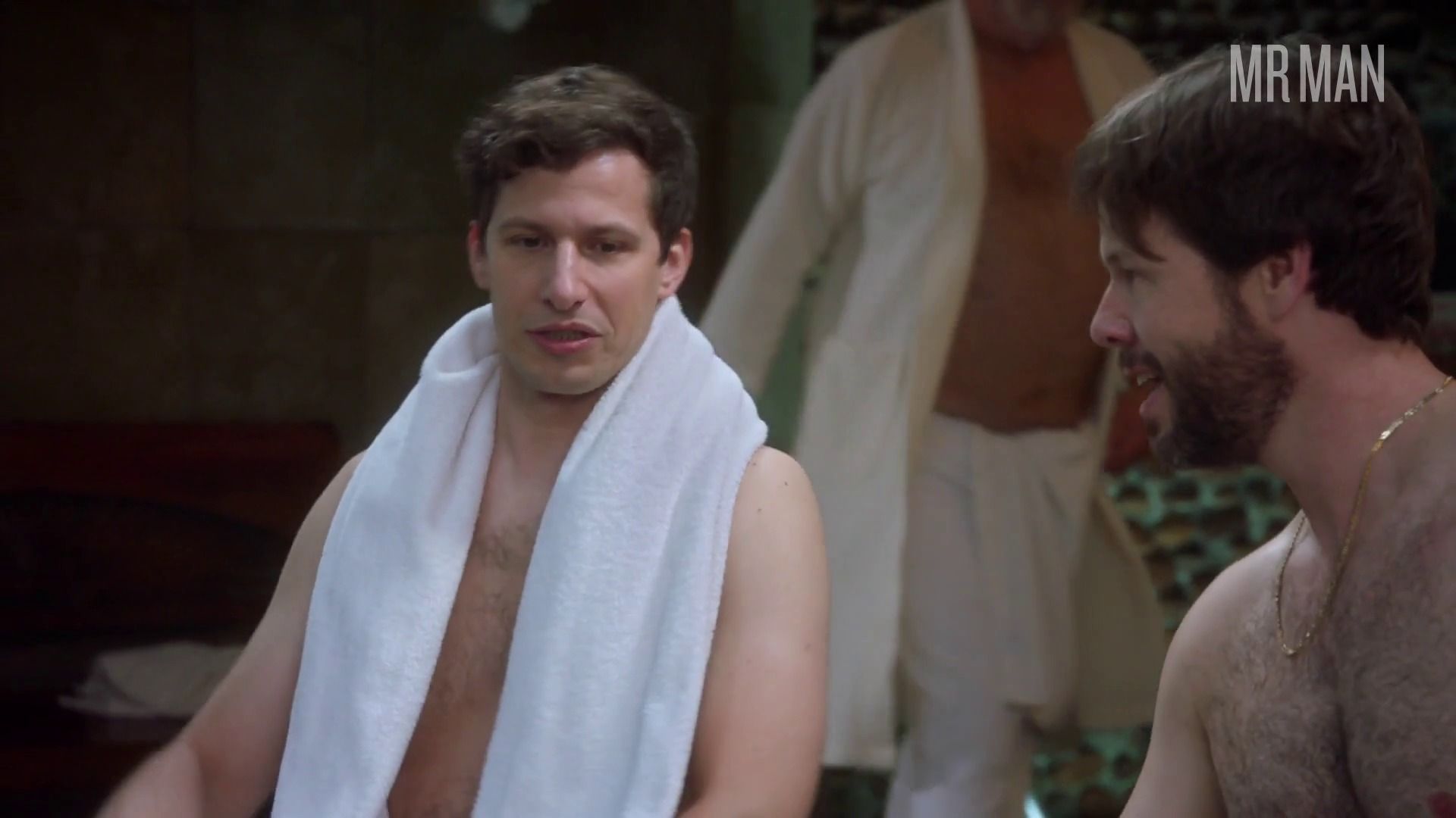 Brooklyn Nine-Nine's Sexiest Scenes with Andy Samberg. Shirtless, Sexy, bathing suit, bulge. 31596