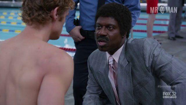 Sexiest Brendan Norman Scene in Brooklyn Nine-Nine. Bathing Suit, Sexy, Shirtless. 3529