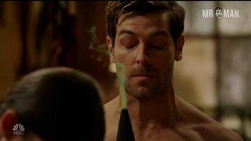 Sasha Roiz, David Giuntoli in Grimm (2011-2017) Shirtless Underwear Sexy Shirtless 18116