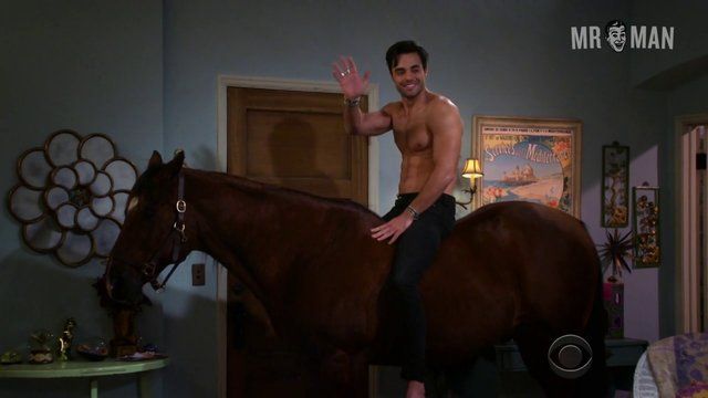 Hottest Julien Marlon Samani Scene in 2 Broke Girls. Sexy, Shirtless. 17498