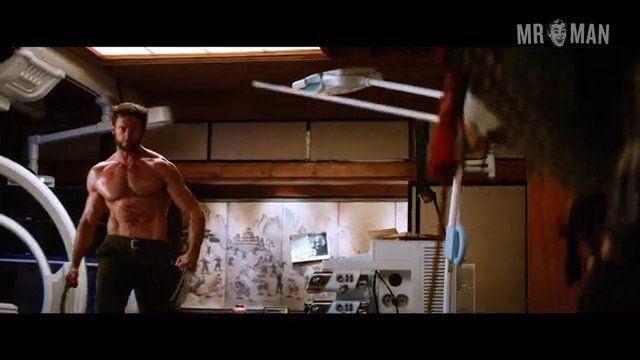 Sexiest Hugh Jackman Scene in The Wolverine. Sexy, Shirtless, butt. 4489