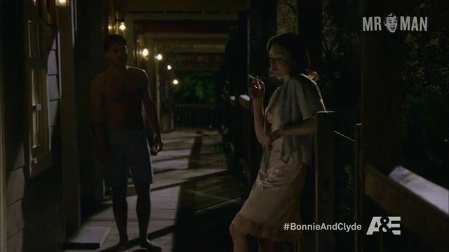 Sexiest Clyde Barrow Scenes. Shirtless, straight, underwear. 3592
