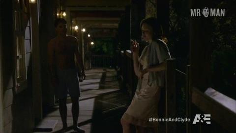 Sexiest Clyde Barrow Scenes. Shirtless, straight, underwear. 3592