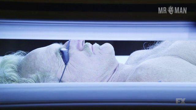 Hottest Jere Burns Scene in Justified. Bulge, Sexy, Shirtless, Thong, underwear. 8204