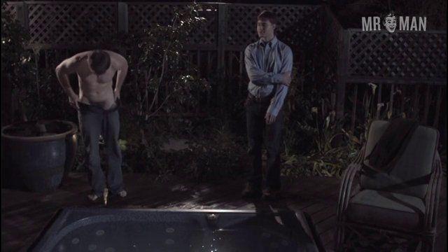 Simon Burzynski Nude in Redwoods. Balls, Penis, Sexy, Shirtless. 3928