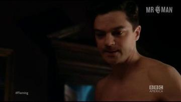 Dominic Cooper in Fleming (2014) Butt Sexy Shirtless Straight Bulge Butt 4281