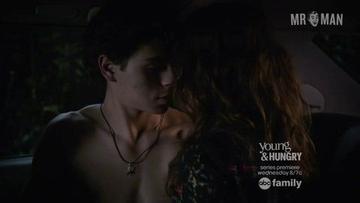 Jake T. Austin in The Fosters (2013-2018) Shirtless Straight Bathing Suit Sexy 5622