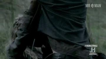 Alexander Ludwig in Vikings (2013-2020) Sexy Shirtless Straight Butt Sexy 5010