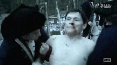 Burn Gorman Nude in TURN. Butt, Shirtless. 9382