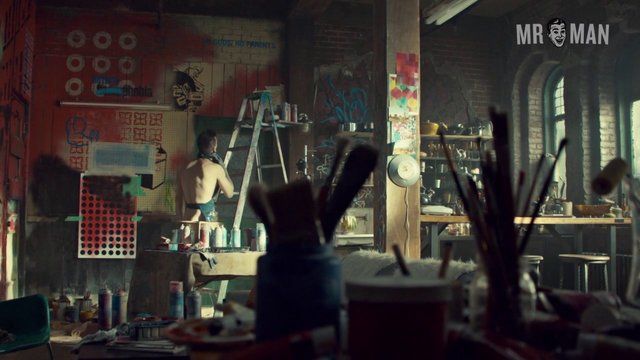 Felix Dawkins from Orphan Black Naked. Butt, bulge, gay. 13907