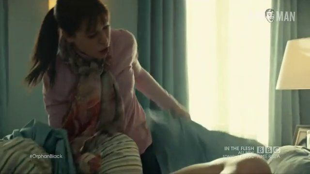 Hottest Kristian Bruun Scene in Orphan Black. Shirtless, Underwear, balls, bulge. 5504