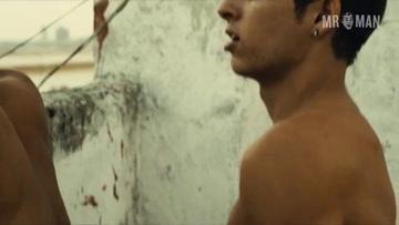 Reinier Díaz, Milton García in The Last Match (2013) Gay Sexy Shirtless Underwear Butt Balls Butt 5007