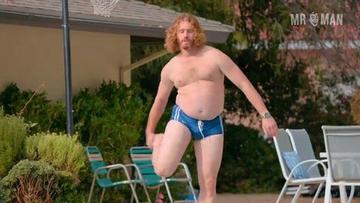T.J. Miller in Silicon Valley (2014-2017) Bathing Suit Shirtless Bulge Sexy Bathing Suit Bulge 5096