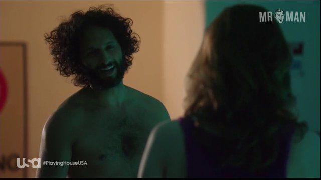 Hottest Jason Mantzoukas Scene in Playing House. Shirtless, Underwear. 5222