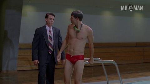 Hottest David Duchovny Scene in The X-Files. Bathing Suit, Bulge, Sexy, Shirtless, underwear. 12902