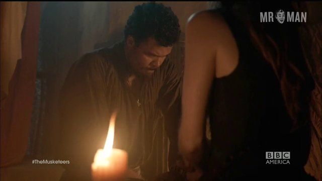 Hottest Ashley Walters Scene in The Musketeers. Shirtless. 6236