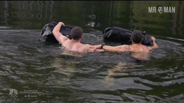 Hottest Bear Grylls Scene in Running Wild with Bear Grylls. Shirtless, Underwear, bulge, sexy. 15440