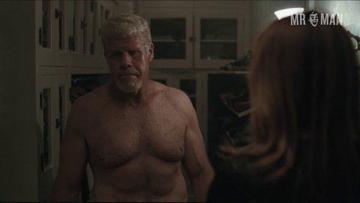 Sexiest Ron Perlman Scene in Hand of God. Shirtless, sexy, straight. 10999