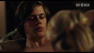 Bill Skarsgård in Behind Blue Skies (2010) Penis Prosthetic Shirtless Straight Balls Bathing Suit 6501
