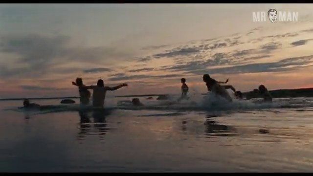 Hottest Bill Skarsgård Scene in Behind Blue Skies. Bathing Suit, Shirtless, balls, bulge. 6500