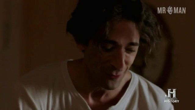 Sexiest Adrien Brody Scene in Houdini. Sexy, Bulge, bathing suit, shirtless. 6487