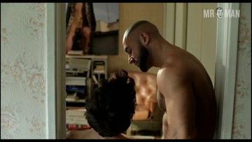 François Sagat, Omar Sellem Ben in Man at Bath (2010) Shirtless Gay Penis Balls Butt 6546