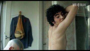 Rabah Zahi Naked in Man at Bath. Gay, Shirtless, Butt, balls, penis. 6559
