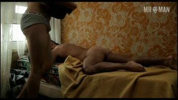L'homme à la moustache from Man at Bath Naked. Butt, Shirtless, Gay, Underwear, balls, bulge. 6551