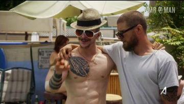 Matt Lauria, Jonathan Tucker in Kingdom (2014-2017) Bathing Suit Shirtless Balls Bathing Suit 12004